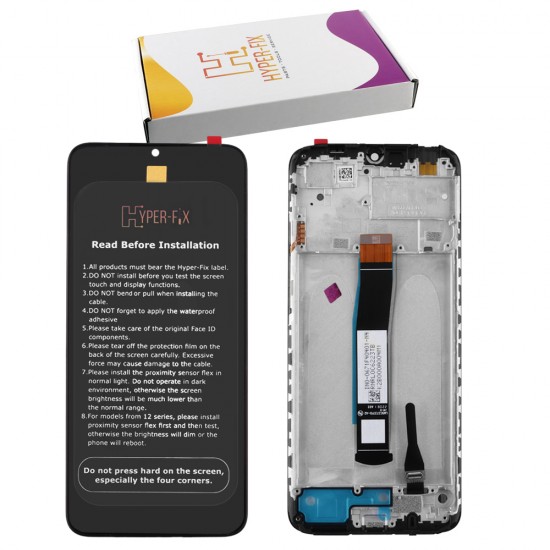 XIAOMI REDMI 10C/POCO C40 ΟΘΟΝΗ + TOUCH SCREEN + LENS + FRAME HF-560001C3QA00 BLACK HYPER-FIX SERVICE PACK XIAOMI REDMI 10C/POCO C40 ΟΘΟΝΗ + TOUCH SCREEN + LENS + FRAME HF-560001C3QA00 BLACK HYPER-FIX SERVICE PACK