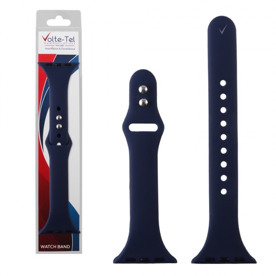 VOLTE-TEL ΛΟΥΡΑΚΙ ΡΟΛΟΓΙΟΥ ΣΙΛΙΚΟΝΗΣ APPLE WATCH 38/40/41mm ICONBAND SLIM BLUE VT127 VOLTE-TEL ΛΟΥΡΑΚΙ ΡΟΛΟΓΙΟΥ ΣΙΛΙΚΟΝΗΣ APPLE WATCH 38/40/41mm ICONBAND SLIM BLUE VT127