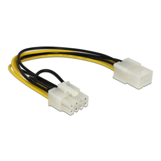 DELOCK καλώδιο PCI Express 6-pin σε PCI Express 8-pin 83775, 20cm DELOCK καλώδιο PCI Express 6-pin σε PCI Express 8-pin 83775, 20cm