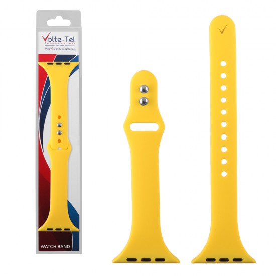VOLTE-TEL ΛΟΥΡΑΚΙ ΡΟΛΟΓΙΟΥ ΣΙΛΙΚΟΝΗΣ APPLE WATCH 42/44/45/49mm ICONBAND SLIM YELLOW VT127 VOLTE-TEL ΛΟΥΡΑΚΙ ΡΟΛΟΓΙΟΥ ΣΙΛΙΚΟΝΗΣ APPLE WATCH 42/44/45/49mm ICONBAND SLIM YELLOW VT127