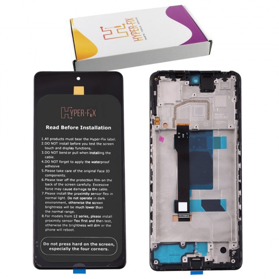 XIAOMI REDMI NOTE 12 PRO 5G ΟΘΟΝΗ + TOUCH SCREEN + LENS + FRAME HF-5600010M1600 BLACK HYPER-FIX SERVICE PACK XIAOMI REDMI NOTE 12 PRO 5G ΟΘΟΝΗ + TOUCH SCREEN + LENS + FRAME HF-5600010M1600 BLACK HYPER-FIX SERVICE PACK