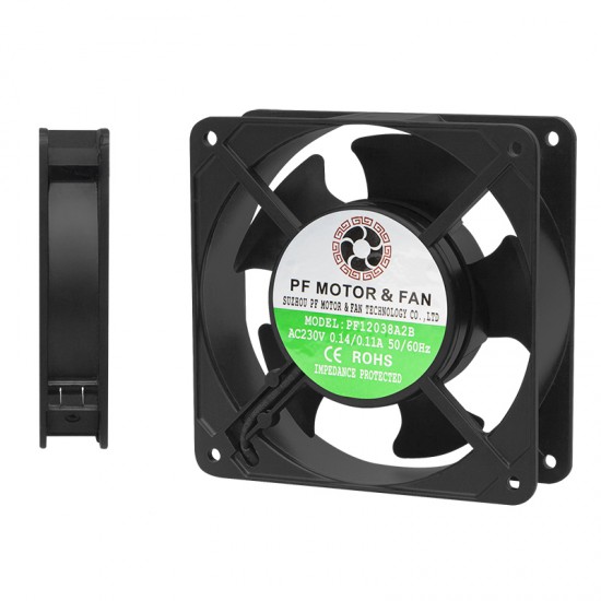 Ανεμιστήρας 120x120x38mm 230V με Ρουλεμάν Ανεμιστήρας 120x120x38mm 230V με Ρουλεμάν