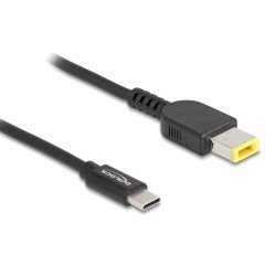 DELOCK καλώδιο τροφοδοσίας 87970, USB-C σε Lenovo 11x4.5mm, 1.5m, μαύρο DELOCK καλώδιο τροφοδοσίας 87970, USB-C σε Lenovo 11x4.5mm, 1.5m, μαύρο