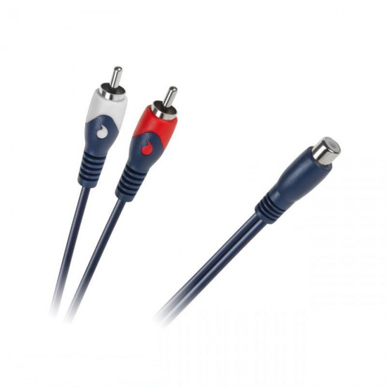 Καλώδιο 1xRCA - 2xRCA F/M 20cm Καλώδιο 1xRCA - 2xRCA F/M 20cm
