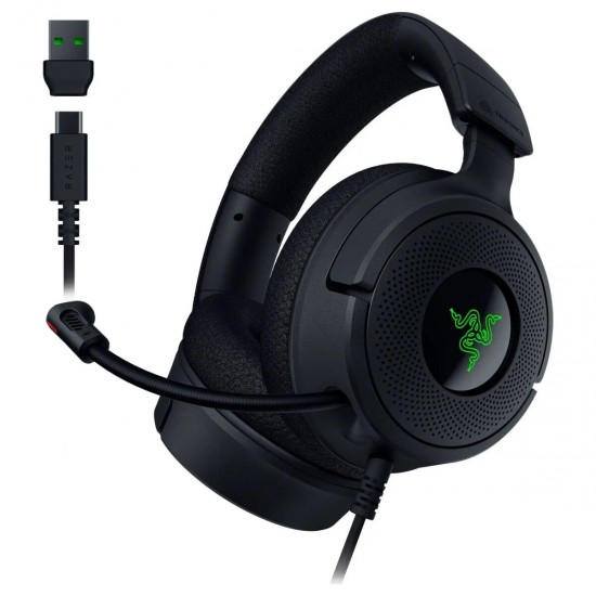 Razer KRAKEN V4 X USB - RGB 7.1 Gaming Headset - 40 mm Driver - PC/PS5/PS4 Razer KRAKEN V4 X USB - RGB 7.1 Gaming Headset - 40 mm Driver - PC/PS5/PS4