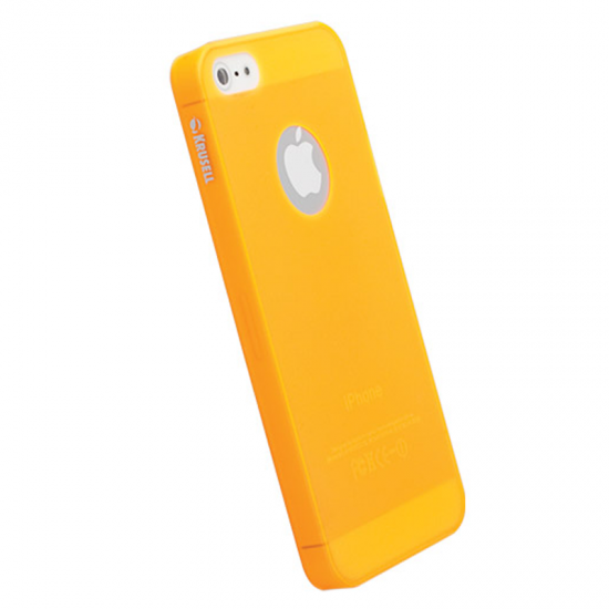 KRUSELL ΘΗΚΗ IPHONE SE/5 FACEPLATE FROSTCOVER TRANSPARENT ORANGE KRUSELL ΘΗΚΗ IPHONE SE/5 FACEPLATE FROSTCOVER TRANSPARENT ORANGE