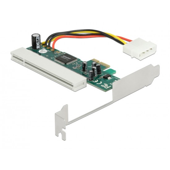 DELOCK κάρτα επέκτασης PCI Express σε PCI 32 Bit 5V 90062, Asmedia chip DELOCK κάρτα επέκτασης PCI Express σε PCI 32 Bit 5V 90062, Asmedia chip