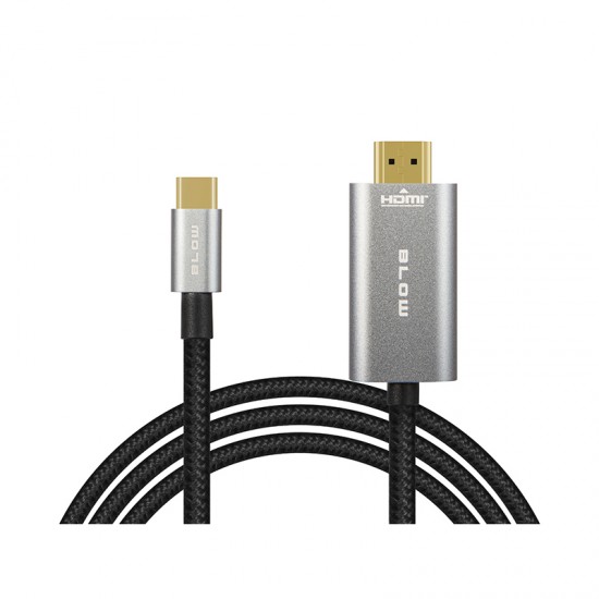 Καλώδιο HDMI 2.0 - USB-C 3.1 MHL 2m BLOW Καλώδιο HDMI 2.0 - USB-C 3.1 MHL 2m BLOW
