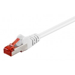 GOOBAY καλώδιο δικτύου 93502, CAT 6 S/FTP, copper, 250MHz, 1m, λευκό GOOBAY καλώδιο δικτύου 93502, CAT 6 S/FTP, copper, 250MHz, 1m, λευκό