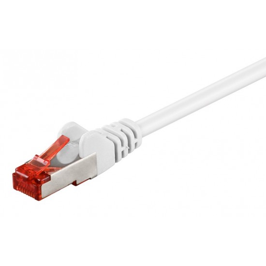 GOOBAY καλώδιο δικτύου 93503, CAT 6 S/FTP, copper, 250MHz, 10m, λευκό GOOBAY καλώδιο δικτύου 93503, CAT 6 S/FTP, copper, 250MHz, 10m, λευκό