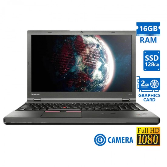 Lenovo (A-) ThinkPad W541 i7-4810MQ/15.6\\"FHD/16GB DDR3/128GB SSD/DVD/Nvidia 2GB/Camera/8P Grade A- R