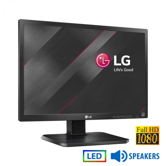 Used Monitor 24EB23PM LED/LG/24\\"FHD/1920x1080/Wide/Black/w/Speakers/D-SUB & DVI-D & DP