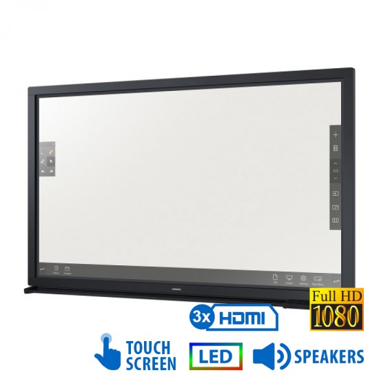 Used Signage Touch Display DM65E-BR LED/Samsung/65\\"FHD/1920x1080/Black/w/Speakers/DVI-D & D-SUB & DP