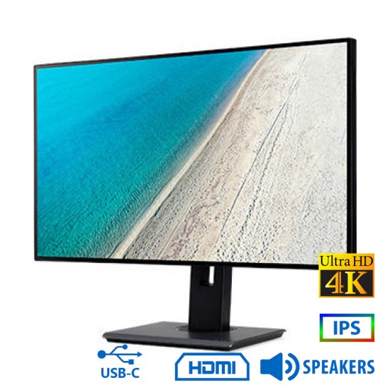 Used (A-) Monitor PE320QK IPS LED/Acer/32\\"Ultra HD 4K/3840x2160/Black/w/Speakers/Grade A-/DP & HDMI 