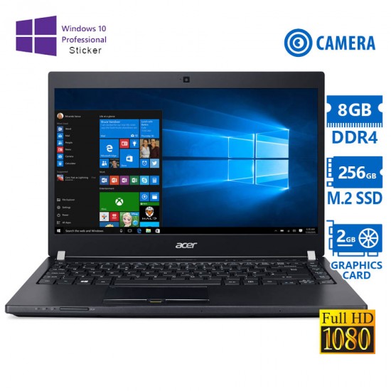 Acer (A-) TravelMate P648-MG i7-6500U/14``FHD/8GB DDR4/256GB M.2 SSD/No ODD/Camera/Nvidia 2GB/10P Gr