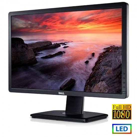 Used (A-) Monitor U2312HM LED/Dell/23``FHD/1920x1080/Wide/Silver/Black/Grade A-/DVI-D & DP & USB HUB