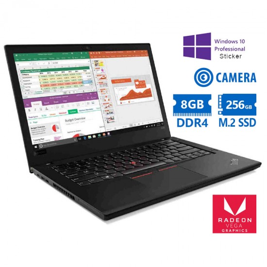 Lenovo ThinkPad A485 Ryzen 3 Pro 2300U/14”/8GB DDR4/256GB M.2 SSD/w/Radeon™ Vega 6 Graphics (6C@1100