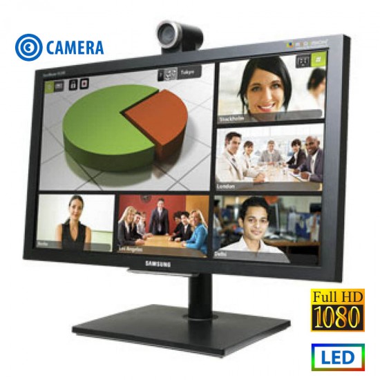 Used Monitor VC240 LED/Samsung/24``FHD/w/Camera/1920x1080/Wide/Black/D-SUB & DVI-D Used Monitor VC240 LED/Samsung/24``FHD/w/Camera/1920x1080/Wide/Black/D-SUB & DVI-D