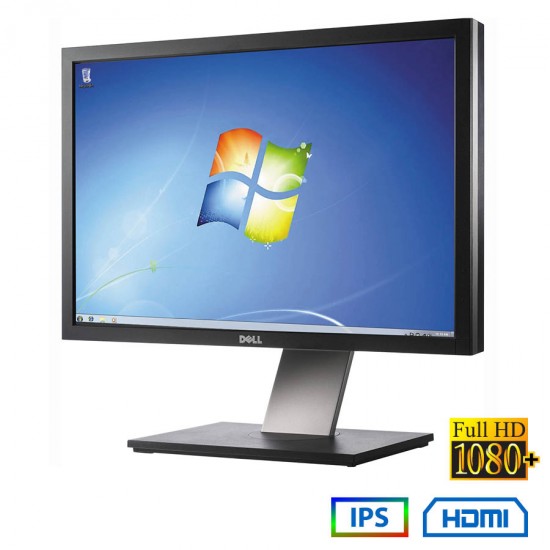 Used (A-) Monitor U2410F IPS LED/Dell/24``FHD/1920x1200/Wide/Silver/Black/Grade A-/D-SUB & DVI-D & D