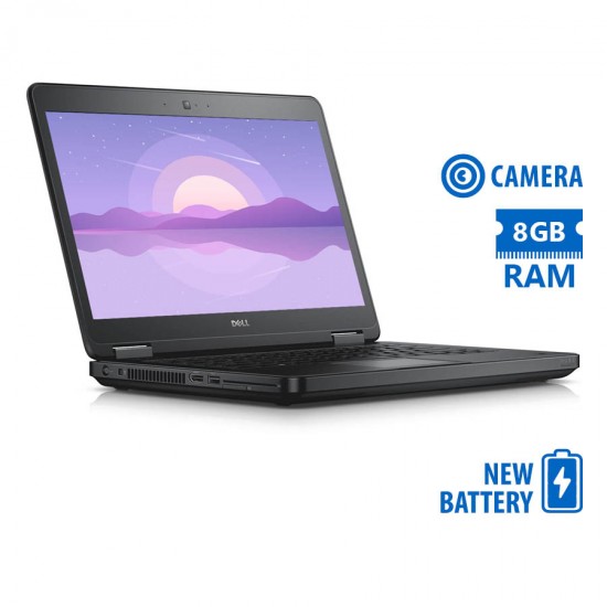 Dell (A-) Latitude E5440 i5-4310U/14”/8GB DDR3/320GB/No ODD/Camera/New Battery/Grade A- Refurbished 