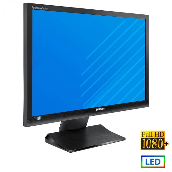 Used (A-) Monitor S22A450x LED/Samsung/22``FHD/1920x1200/Wide/Black/Grade A-D-SUB & DVI-D