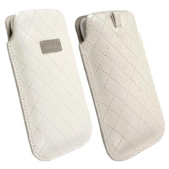 KRUSELL ΘΗΚΗ ΠΟΥΓΚΙ LEATHER AVENYN WHITE L LONG KRUSELL ΘΗΚΗ ΠΟΥΓΚΙ LEATHER AVENYN WHITE L LONG