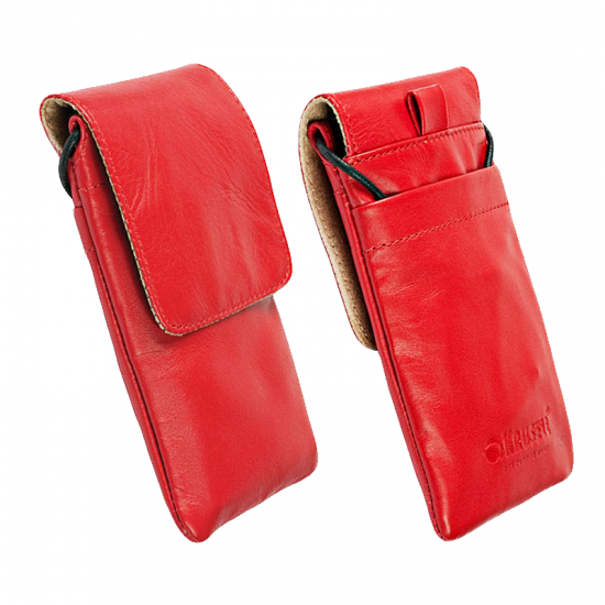 KRUSELL ΘΗΚΗ ΠΟΥΓΚΙ LEATHER DALBY RED L LONG