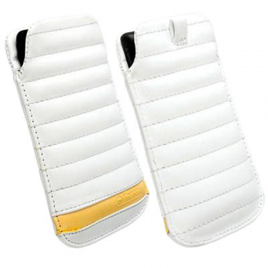 KRUSELL ΘΗΚΗ ΠΟΥΓΚΙ LEATHER IDRE WHITE YELLOW L LONG KRUSELL ΘΗΚΗ ΠΟΥΓΚΙ LEATHER IDRE WHITE YELLOW L LONG