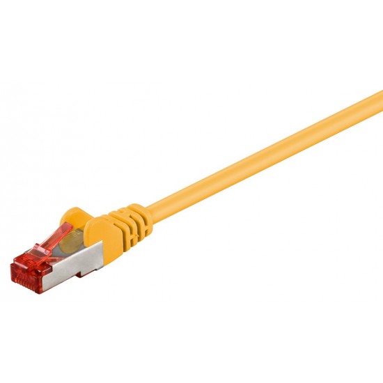 GOOBAY καλώδιο δικτύου 95493, CAT 6 S/FTP (PiMF), CCA, 2m, κίτρινο GOOBAY καλώδιο δικτύου 95493, CAT 6 S/FTP (PiMF), CCA, 2m, κίτρινο