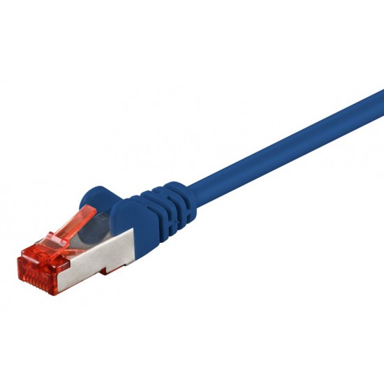 GOOBAY καλώδιο δικτύου 95512, CAT 6 S/FTP, CCA, 250MHz, 5m, μπλε GOOBAY καλώδιο δικτύου 95512, CAT 6 S/FTP, CCA, 250MHz, 5m, μπλε
