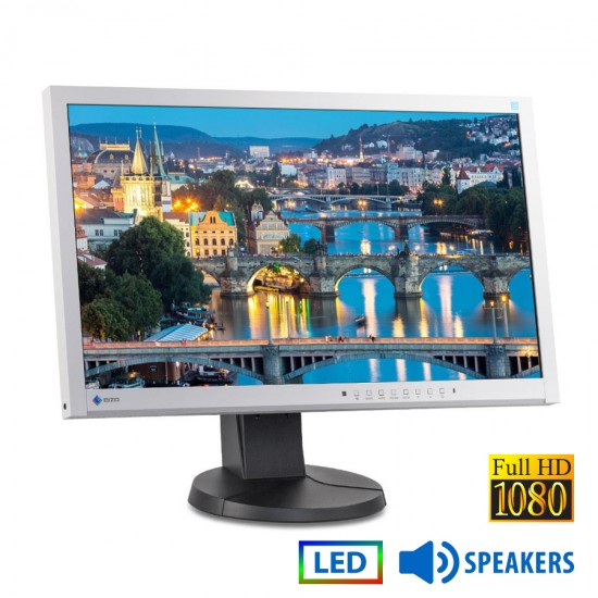 Used (A-) Monitor FlexScan EV2335W LED/Eizo/23\\"FHD/1920x1080/Wide/Gray/Black/w/Speakers/Grade A-/D-S