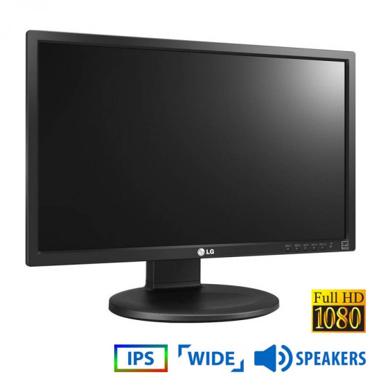 Used (A-) Monitor 23MB35PYI IPS LED/LG /23``FHD/1920x1080/Wide/Black/w/Speakers/Grade A-/D-SUB & DVI