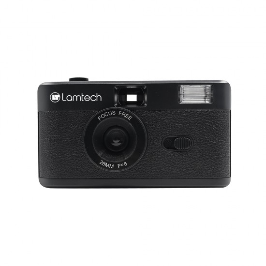 LAMTECH 35mm REUSABLE FILM CAMERA WITH FLASH BLACK