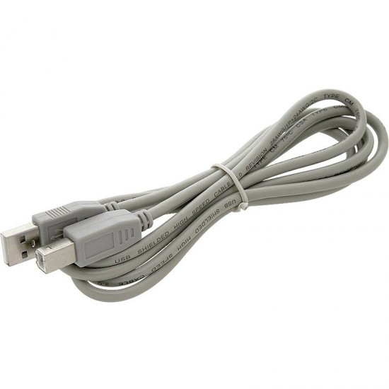 Καλώδιο USB A - USB B 1.5m Γκρι