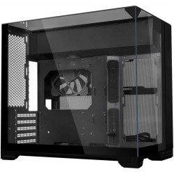 Lian Li O11 Vision-M Black - Micro-ATX / Mini-ITX - w/ 140mm Fan - 360mm AIO Support - PC Case