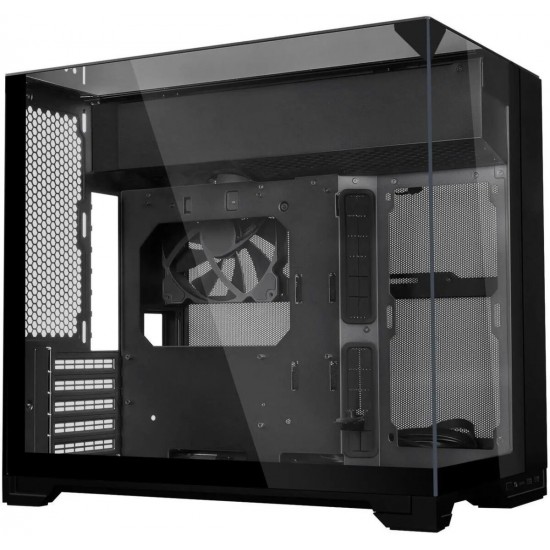 Lian Li O11 Vision-M Black - Micro-ATX / Mini-ITX - w/ 140mm Fan - 360mm AIO Support - PC Case