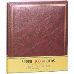 Άλμπουμ με θήκες για 100 φωτογραφίες (15x20)  Super Κόκκινο