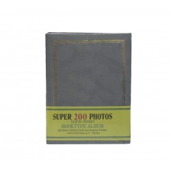 Άλμπουμ με θήκες για 200 φωτογραφίες (10x15) Γκρι