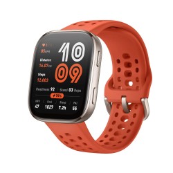 Amazfit Bip 6 46mm Αδιάβροχο Smartwatch με Παλμογράφο Κόκκινο