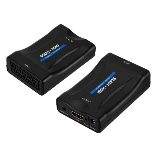 Αντάπτορας SCART σε HDMI CAB-H152, 10.2Gbps, NTSC & PAL, μαύρος Αντάπτορας SCART σε HDMI CAB-H152, 10.2Gbps, NTSC & PAL, μαύρος