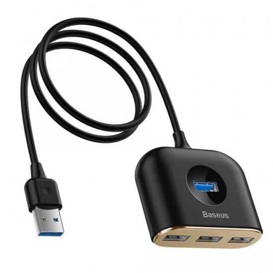 Baseus 4 in1 USB Hub Adapter 1M Black Baseus 4 in1 USB Hub Adapter 1M Black