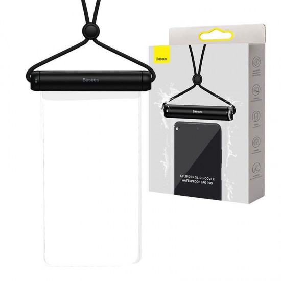 Baseus Αδιάβροχη Θήκη για Smartphone Cylinder Slide-Cover Μαύρο Baseus Αδιάβροχη Θήκη για Smartphone Cylinder Slide-Cover Μαύρο
