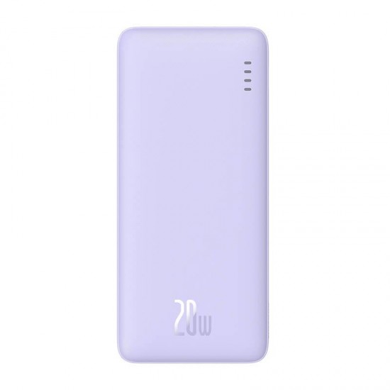 Baseus Airpow Power Bank 10000mAh 20W με USB-A και USB-C Power Delivery Μωβ
Baseus Airpow Power Bank 10000mAh 20W με USB-A και USB-C Power Delivery Μωβ