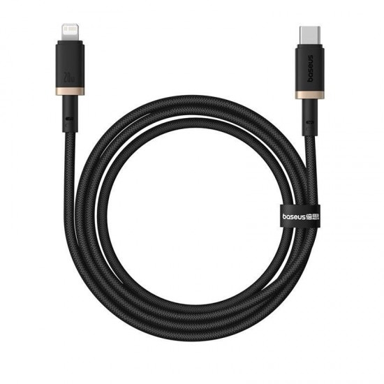 Baseus Dura Braided USB-C to Lightning Cable 20W Μαύρο 1m Baseus Dura Braided USB-C to Lightning Cable 20W Μαύρο 1m
