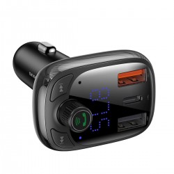 Baseus FM Transmitter T Typed S-13 με Bluetooth / USB Baseus FM Transmitter T Typed S-13 με Bluetooth / USB
