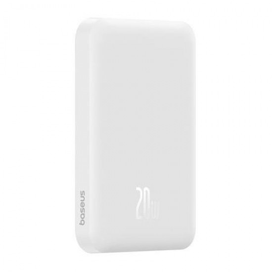 Baseus Powerbank Magnetic Mini 5000mAh USB-C 20W Λευκό
