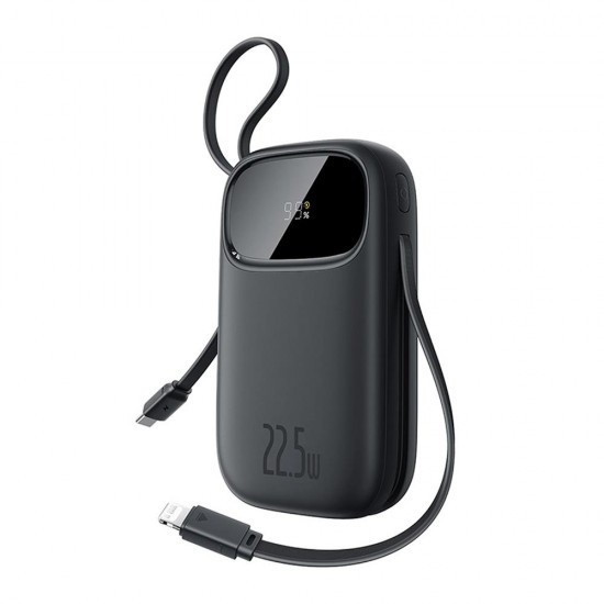 Baseus Power Bank EnerFill FC31 USB Type-C with Cable 22.5W 10000mAh Digital Display Black