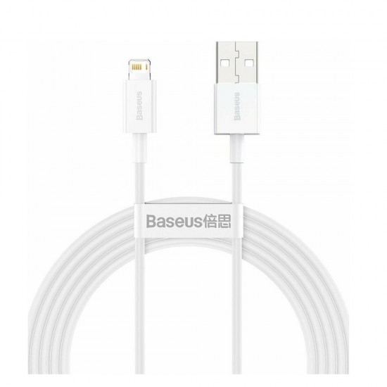 Baseus Superior Series USB to Lightning Cable Λευκό 1m Baseus Superior Series USB to Lightning Cable Λευκό 1m