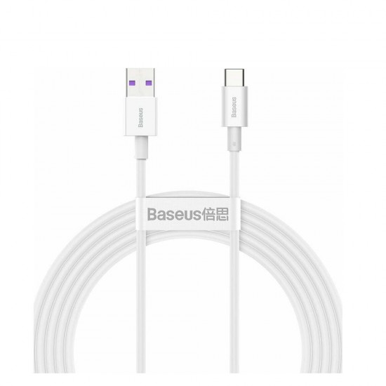 Baseus Superior USB 2.0 Cable USB-C male - USB-A male Λευκό 2m