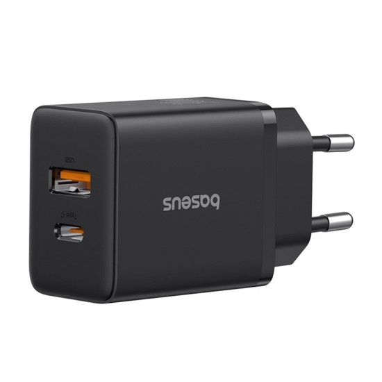 Baseus Wall Charger USB, Type-C Fast Charge 20W Cluster Black
Baseus Wall Charger USB, Type-C Fast Charge 20W Cluster Black